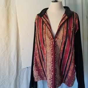 Coldwater Creek Quilted Womens Zip Up Jacket